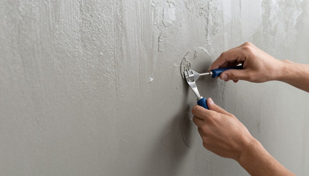 Proces samodzielnego wykonywania imitacji betonu na ścianie - etapy