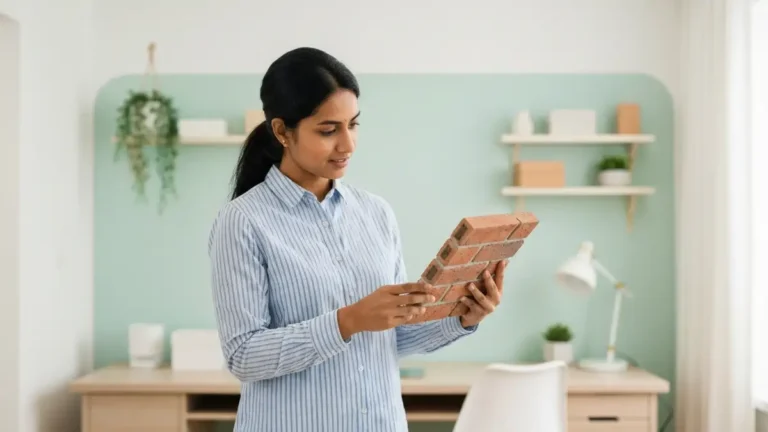 Cegła dekoracyjna w gabinecie - gdzie pasuje i jak dobrać kolor - hero image