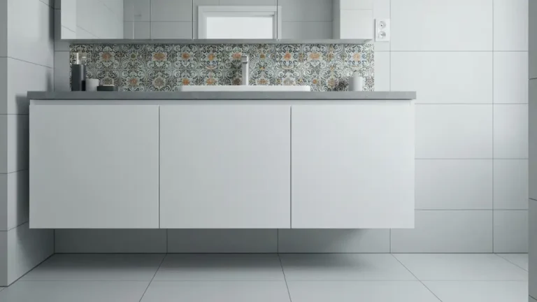 Mozaika ceramiczna za umywalką - układ, fuga i praktyczne ograniczenia - hero image