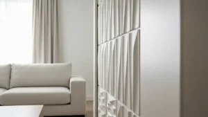 Panele ścienne 3D w salonie - gdzie pasuje i jak dobrać kolor - hero image
