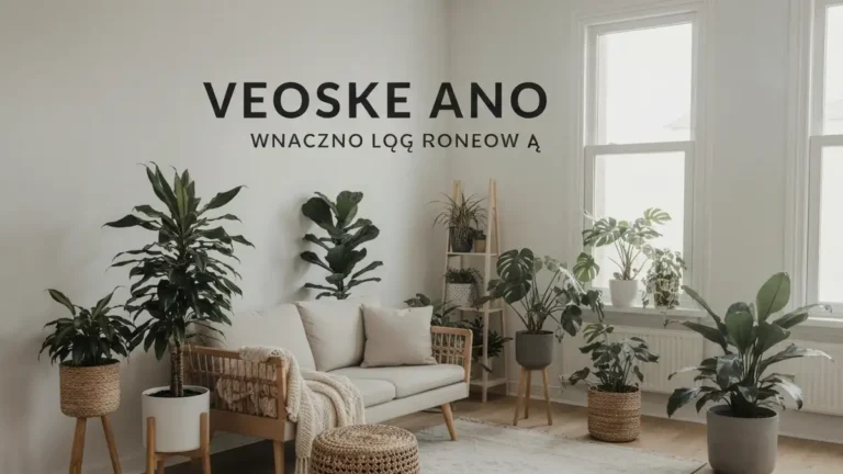Rośliny w salonie boho - proporcje, kolor i funkcja - hero image