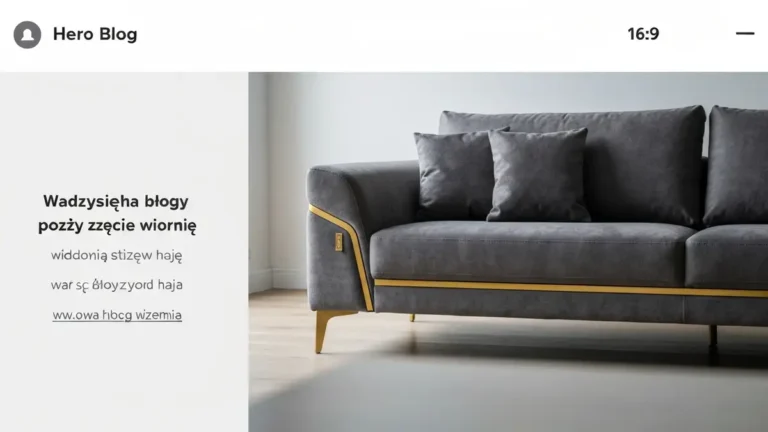 Sofa w salonie glamour - proporcje, kolor i funkcja - hero image