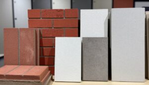 Różne rodzaje cegły dekoracyjnej na ścianę i elewację