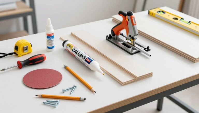 Narzędzia potrzebne do montażu listew przypodłogowych MDF