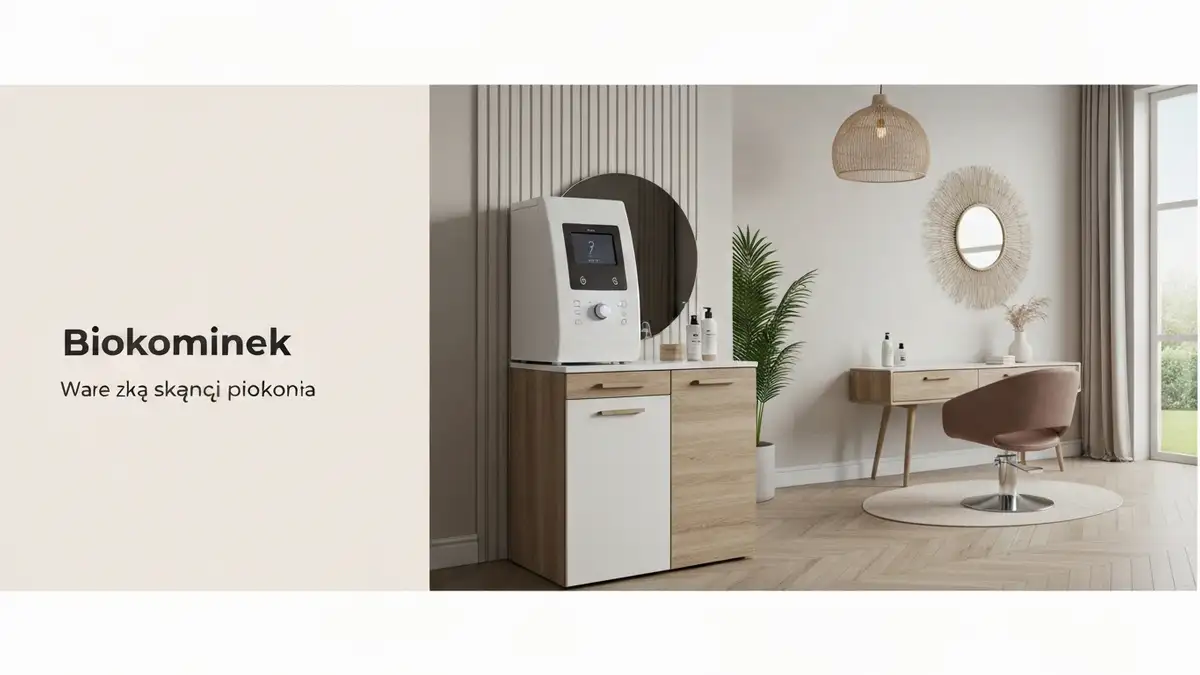 Biokominek w salonie boho - proporcje, kolor i funkcja - hero image