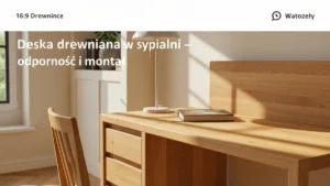 Deska drewniana w sypialni - odporność, kolor i montaż - hero image