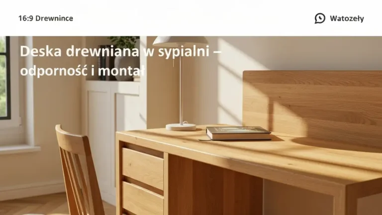 Deska drewniana w sypialni - odporność, kolor i montaż - hero image