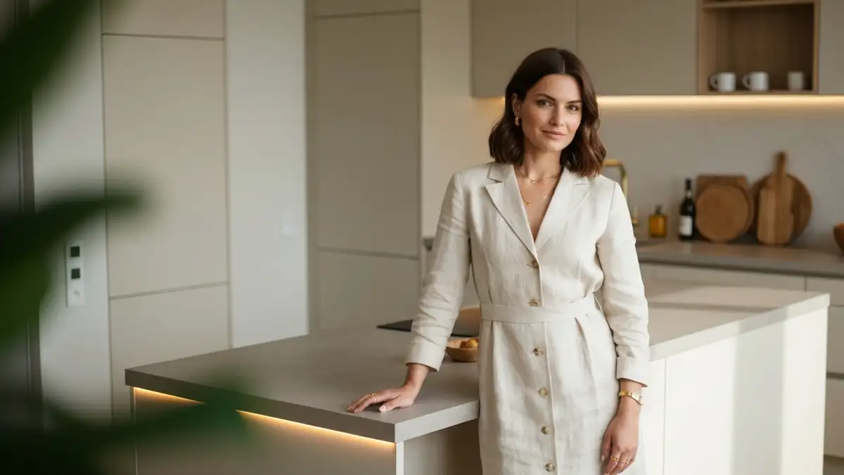 Lamele MDF w salonie - gdzie pasuje i jak dobrać kolor - hero image