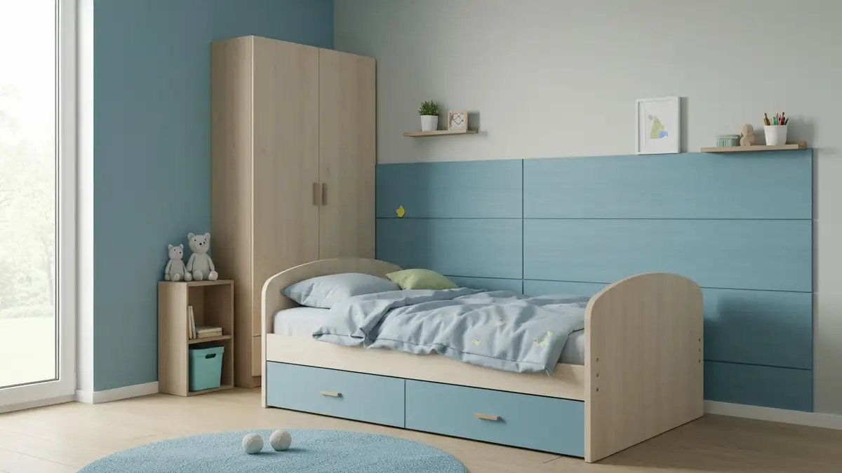 Panele laminowane w pokoju dziecka - odporność, kolor i montaż - hero image