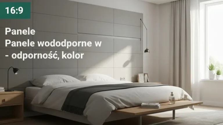 Panele wodoodporne w sypialni - odporność, kolor i montaż - hero image