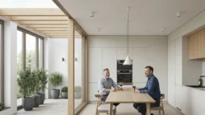 Pergola przyścienna na tarasie - wymiary, trwałość i aranżacja - hero image