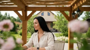 Pergola przyścienna w strefie wypoczynku - wymiary, trwałość i aranżacja - hero image