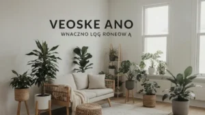 Rośliny w salonie boho - proporcje, kolor i funkcja - hero image