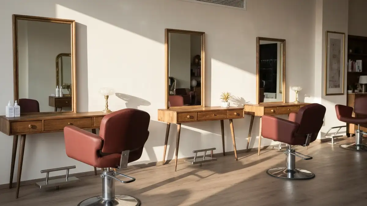 Salon vintage - meble, kolory i dekoracje bez efektu składu staroci - hero image